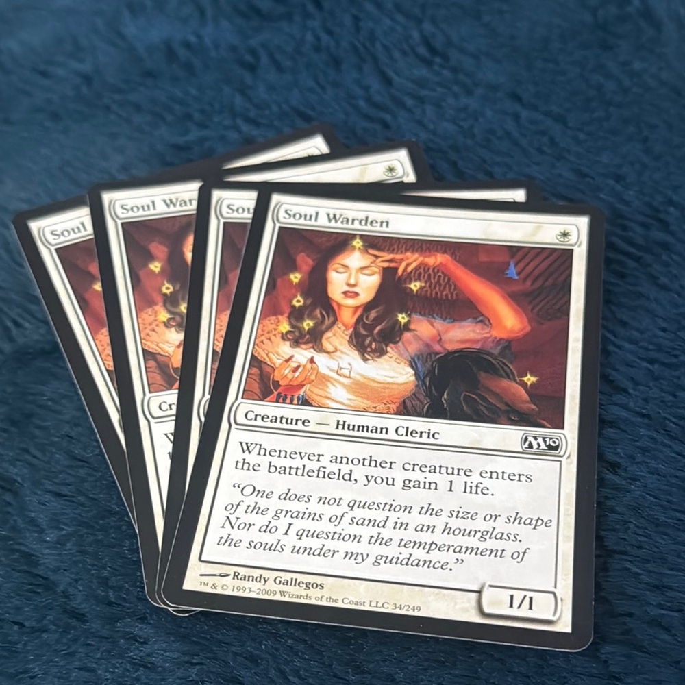 MTG Magic the Gathering Soul Warden x4
